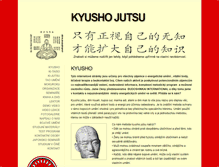 Tablet Screenshot of kyusho-jutsu.cz